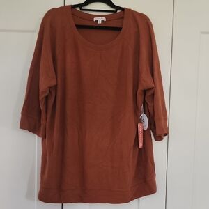 CLOUD TEN Plush Crew Neck Pullover